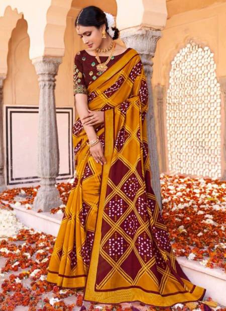 Orange And Maroon Colour 5D SAHELI New Designer Heavy Wedding Wear Latest Saree Collection 22145
